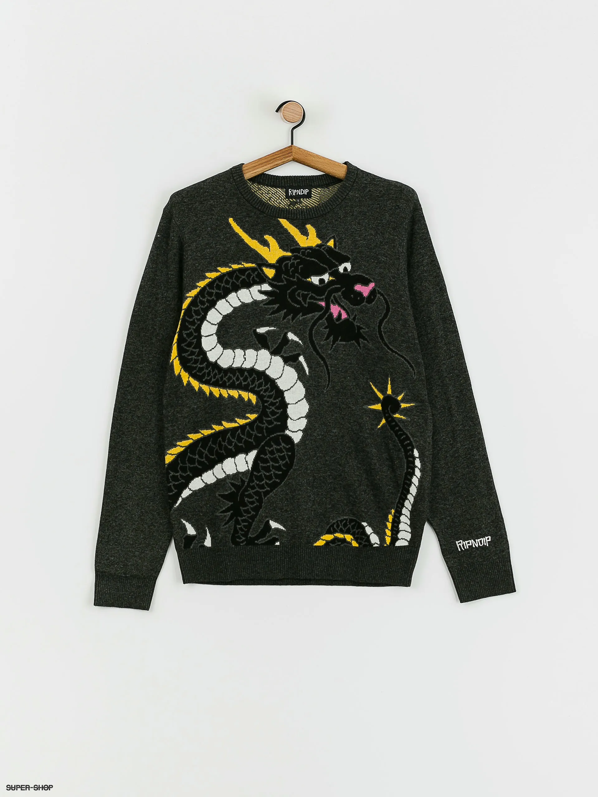 RipNDip Ryu Sweater (black heather)