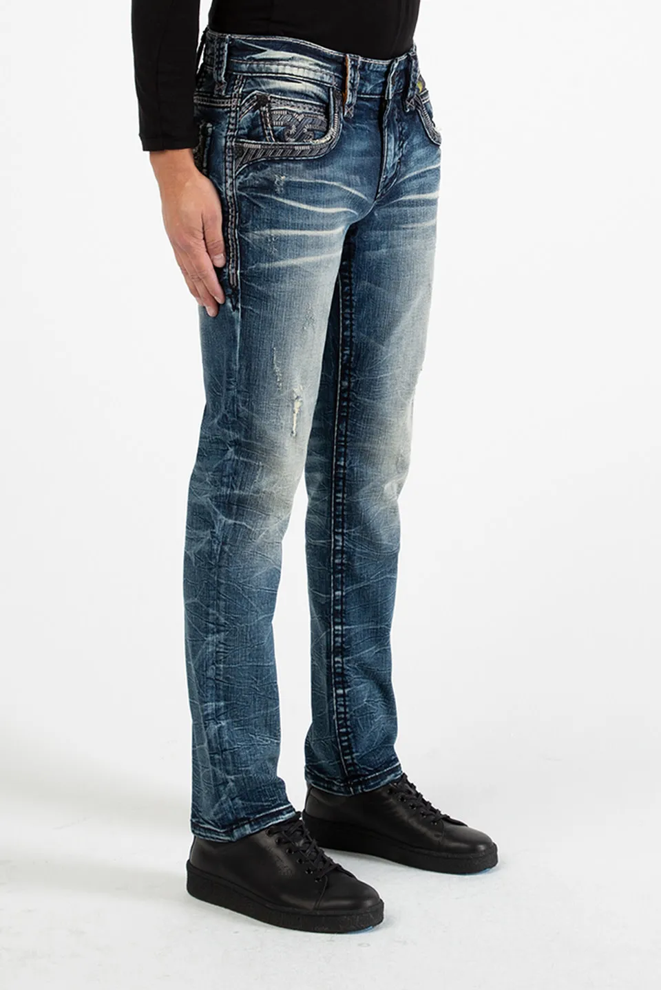 Rock Revival Brayen Alternate Straight Fit Jeans