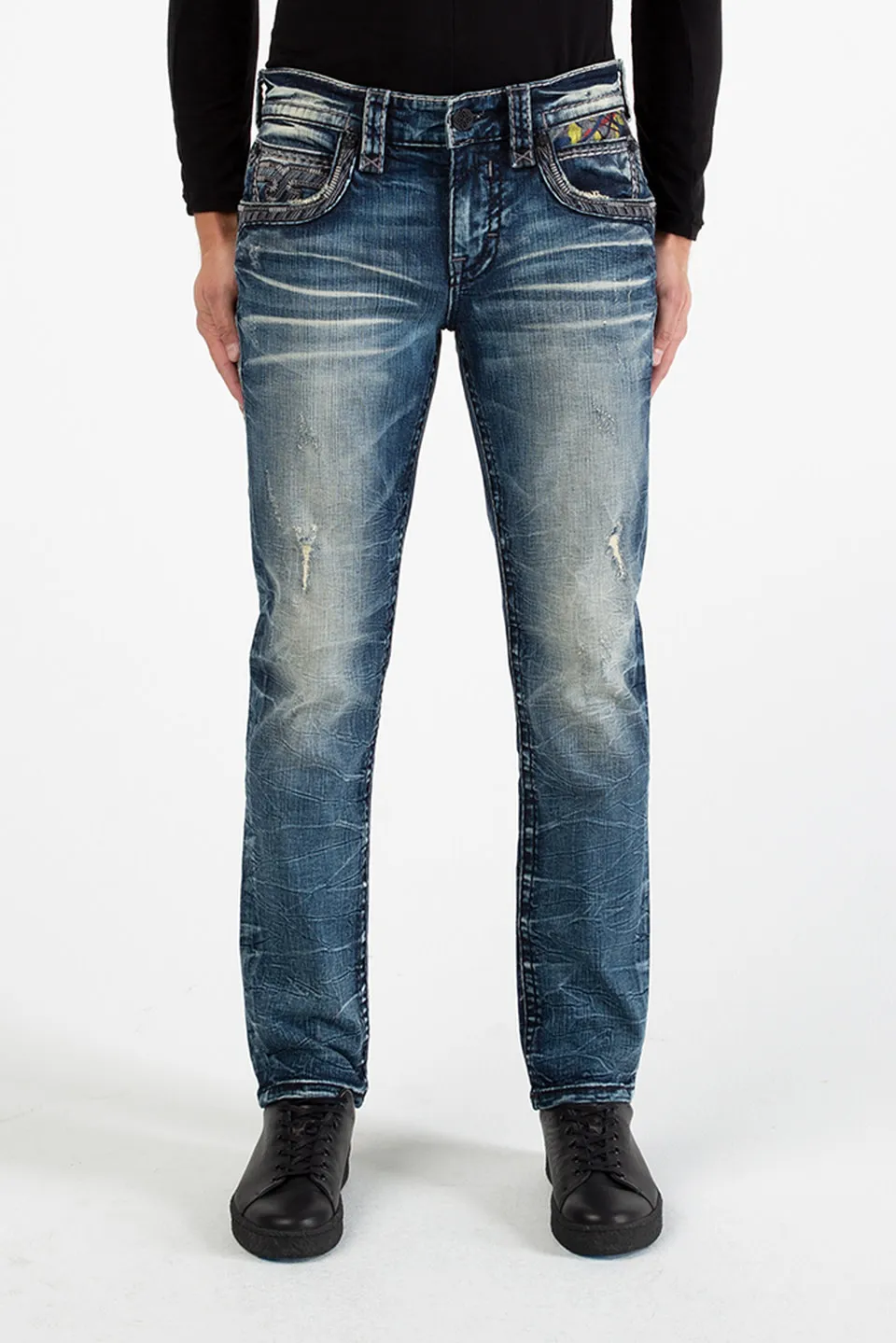 Rock Revival Brayen Alternate Straight Fit Jeans