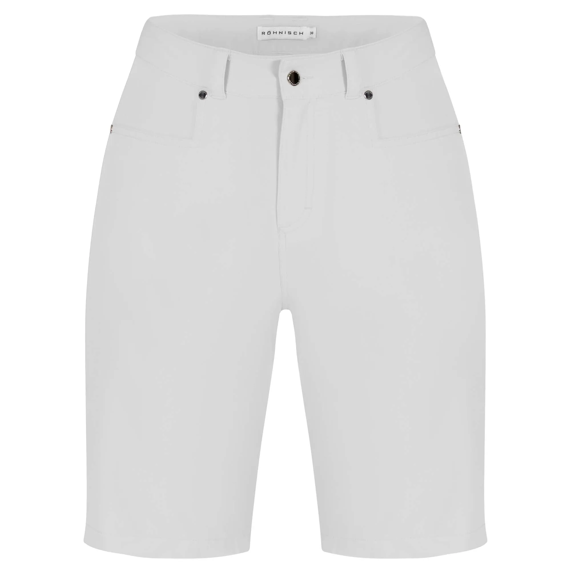 Rohnisch Chie Comfort Stretch Ladies Golf Bermuda Shorts White