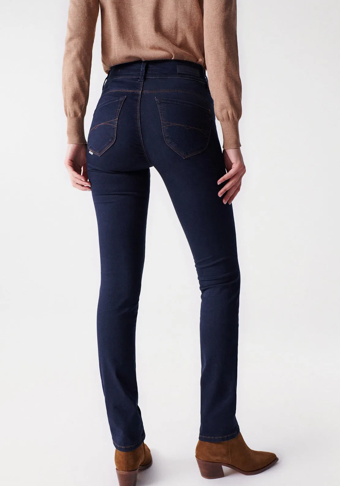 Salsa Push In Secret Slim Jeans, Dark Blue