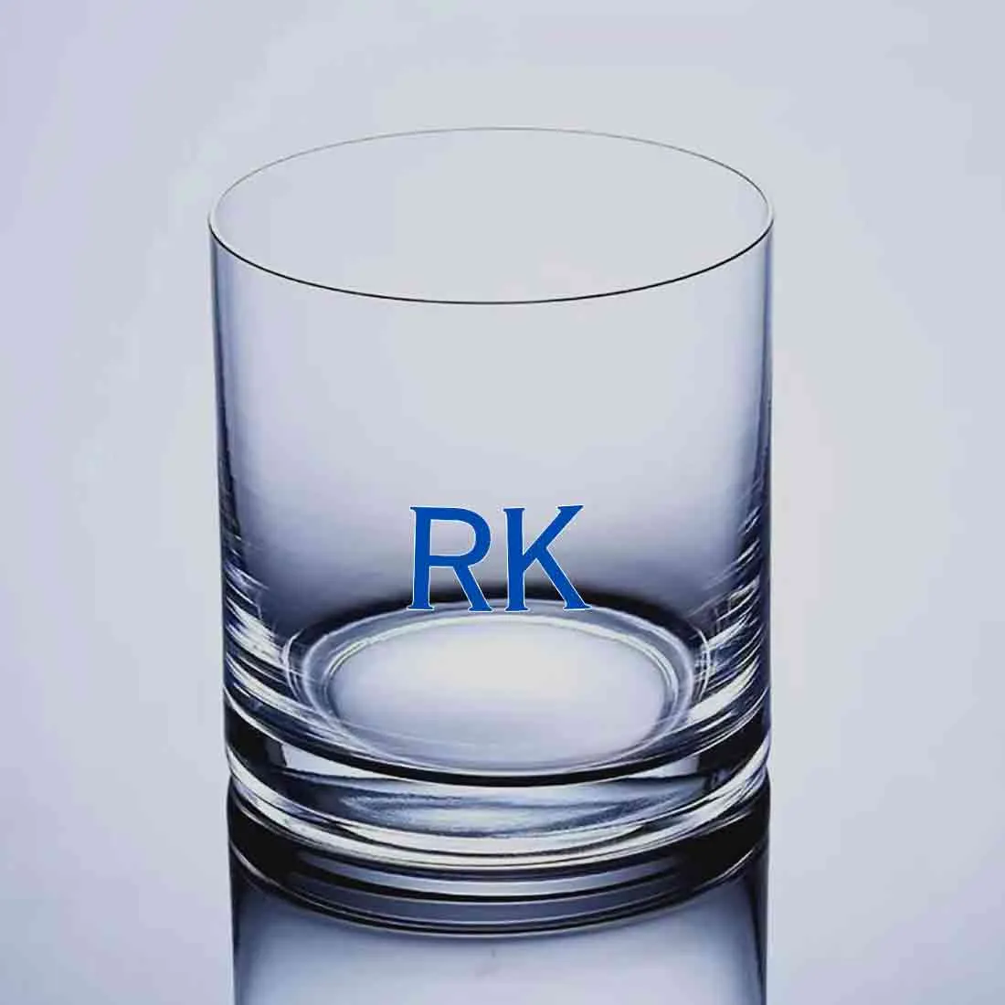 Scotch Glasses with Initial - Personalized Whiskey Glass for Men