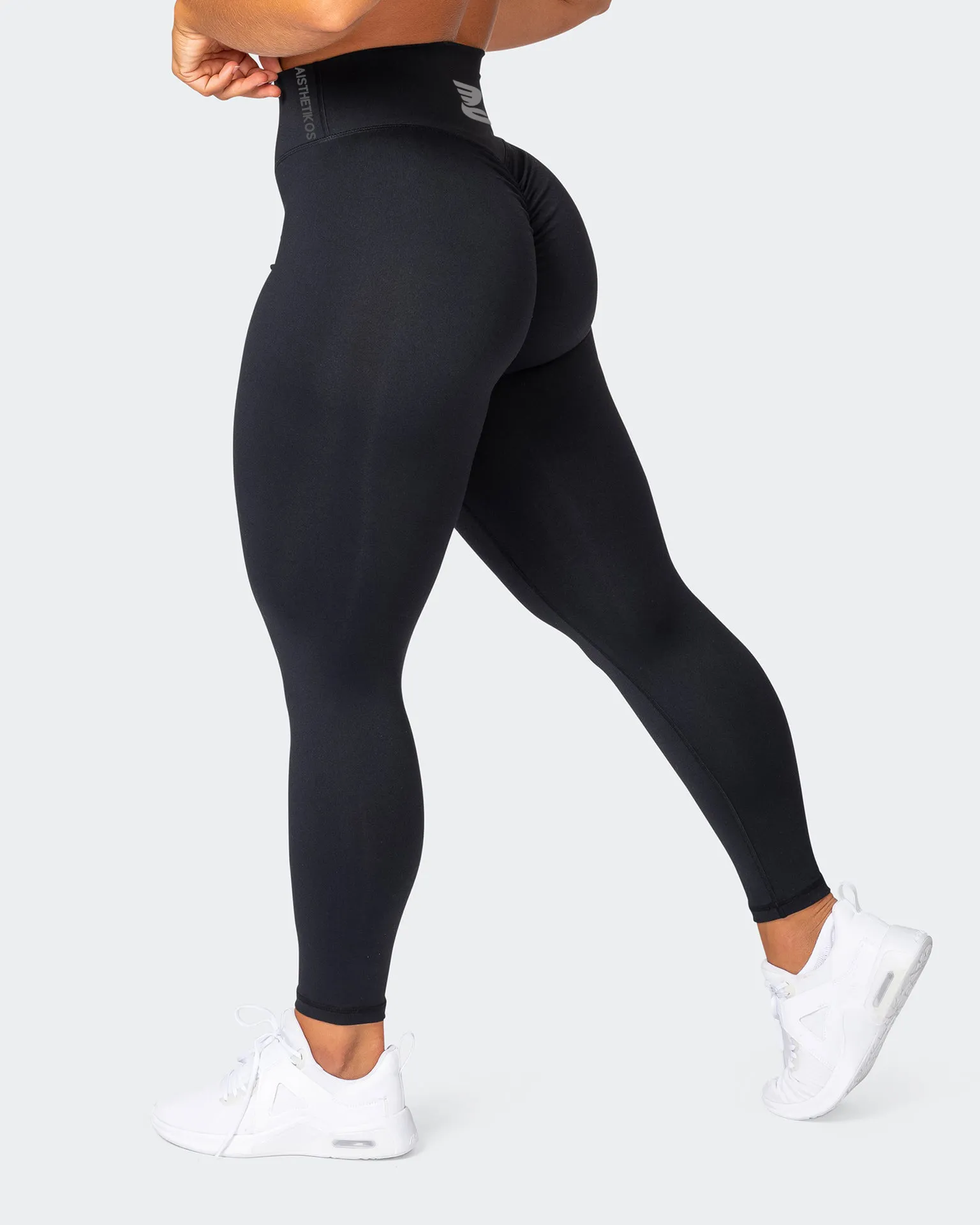 SCRUNCH BUM LEGGINGS Classic ( Black )