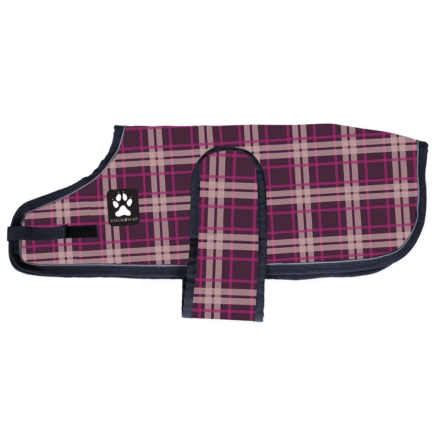 Shedrow K9 - Shedrow K9 Glacier Dog Coat - Potent Purple Plaid: Medium