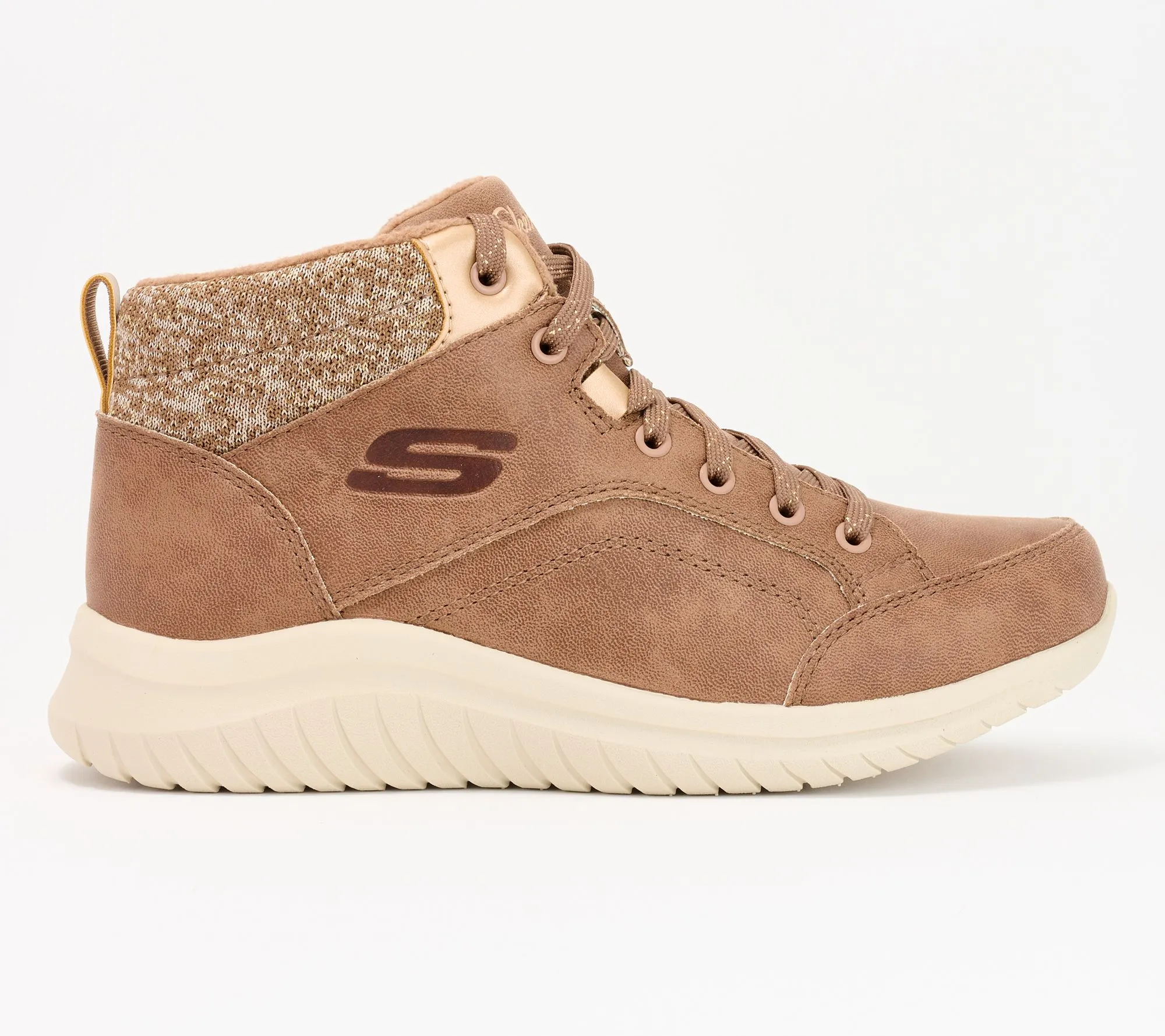 Skechers Ultra Flex Lace-Up Sneaker Boots - Icelyn