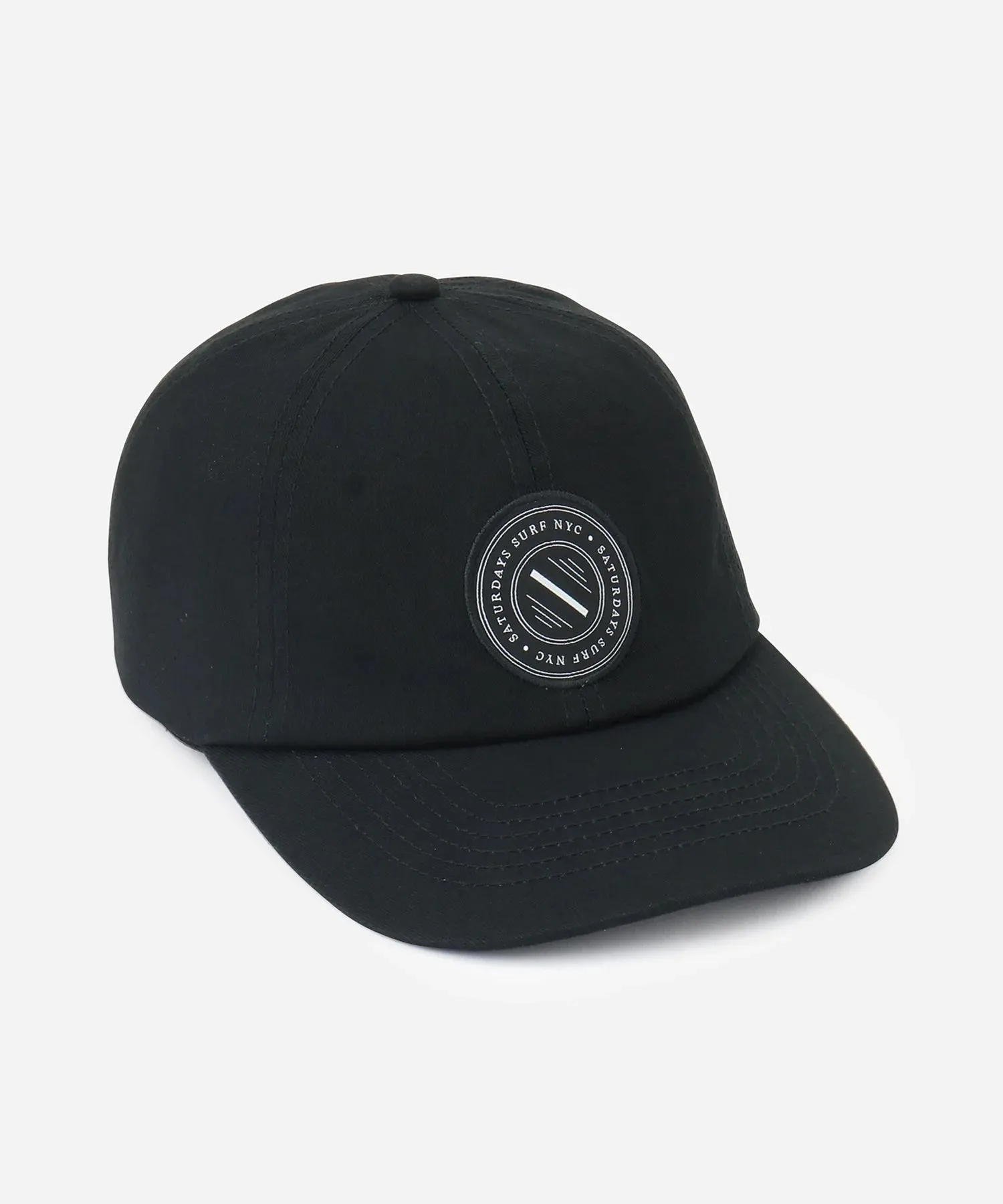 Slash Badge Abie Dad Hat - Black