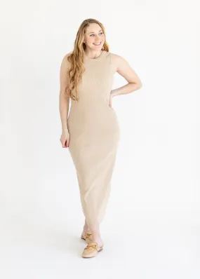 Sleeveless Sweater Knit Maxi Dress - FINAL SALE