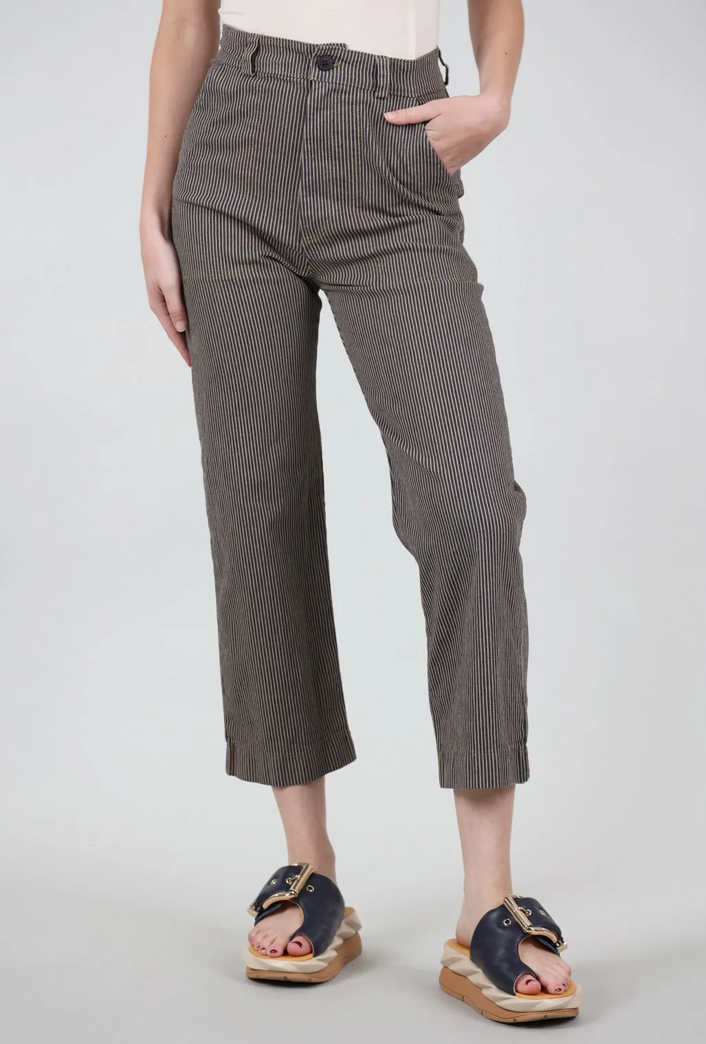 Smithy Pant, Khaki Stripe