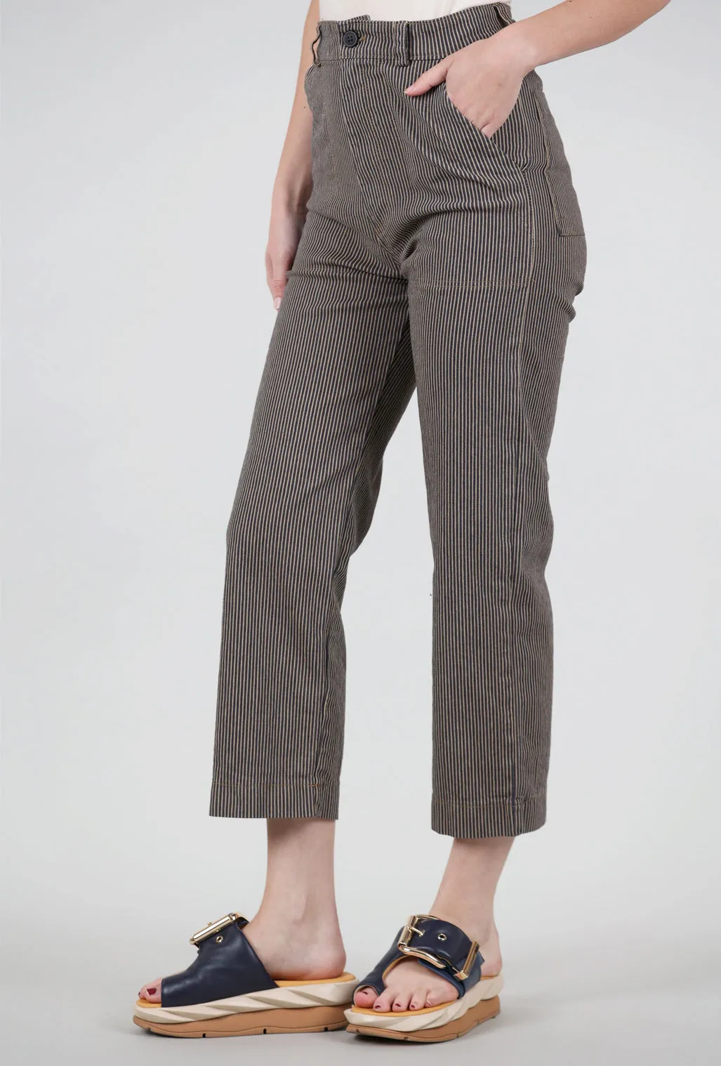 Smithy Pant, Khaki Stripe