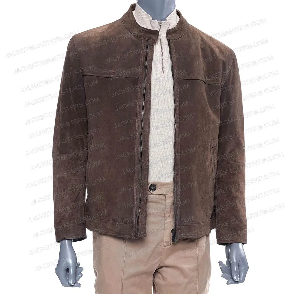 Star Trek Picard Patrick Stewart Suede Leather Jacket