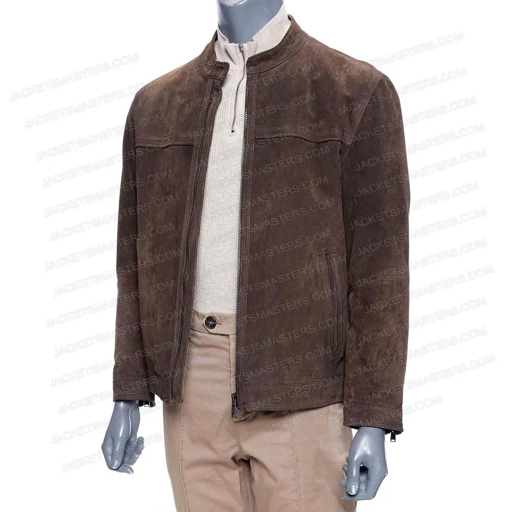 Star Trek Picard Patrick Stewart Suede Leather Jacket