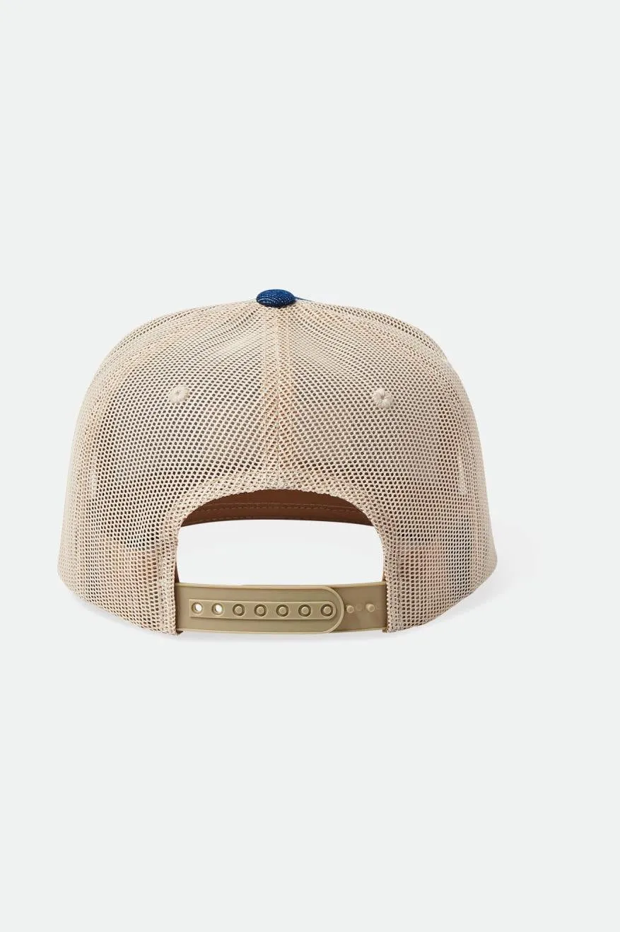 Steadfast HP Trucker Hat - Denim/Whitecap