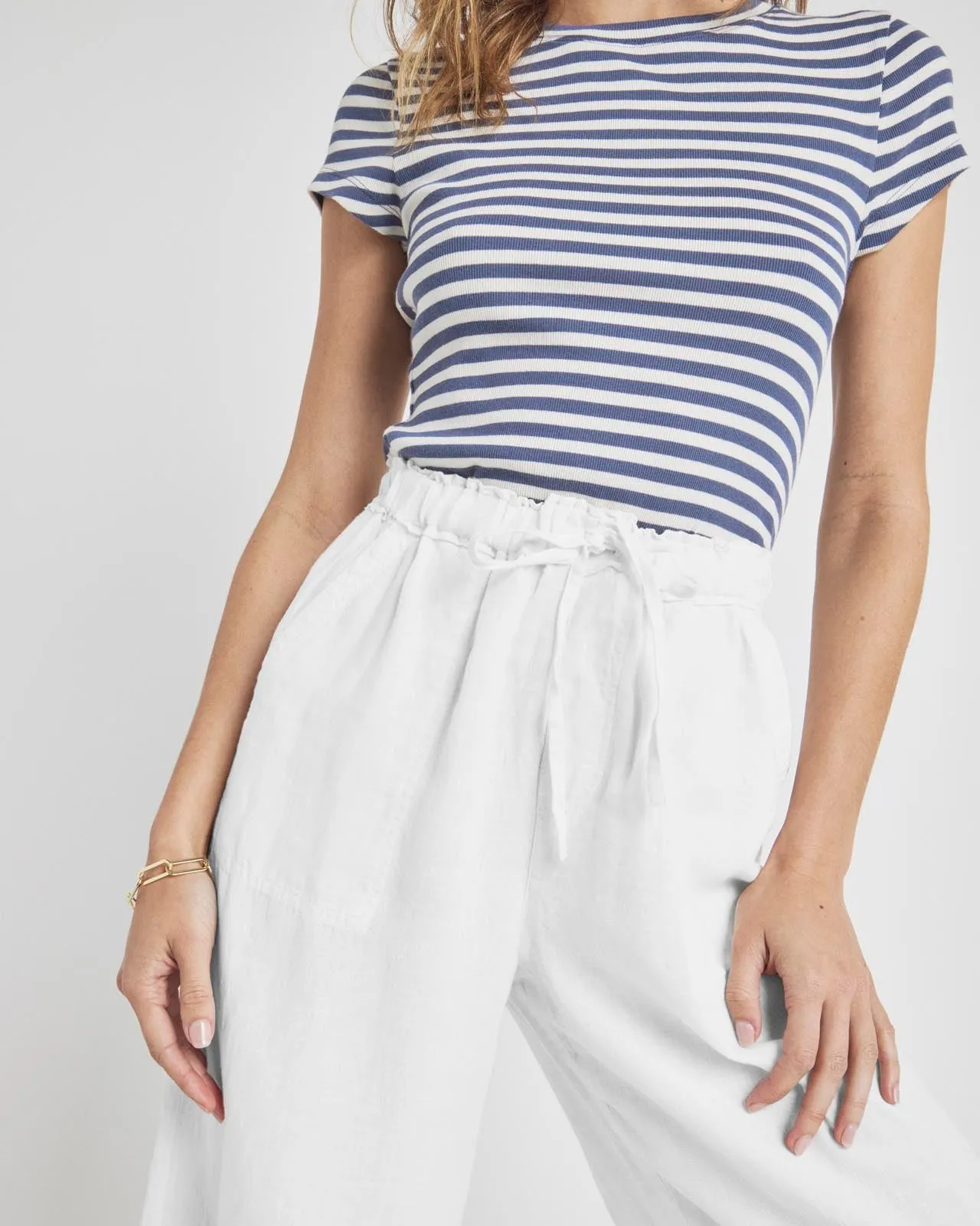 Stella Linen Crop Pant