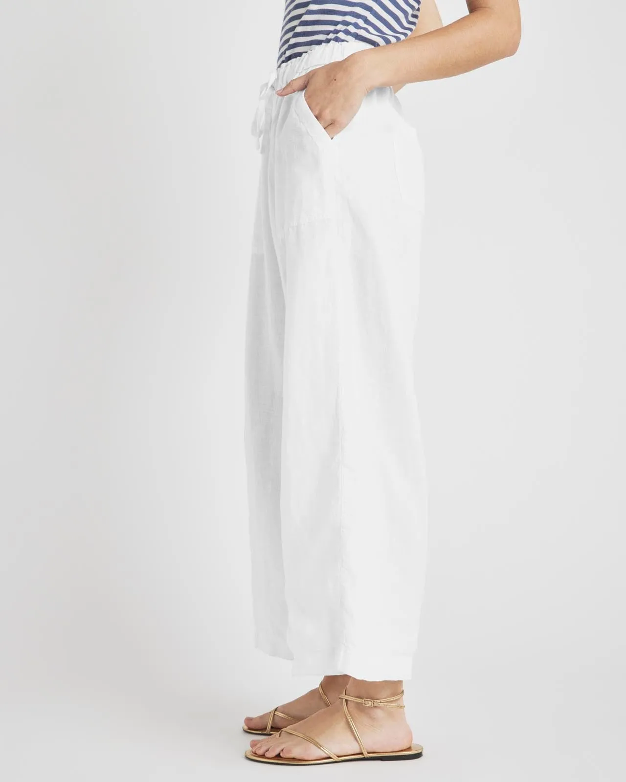 Stella Linen Crop Pant