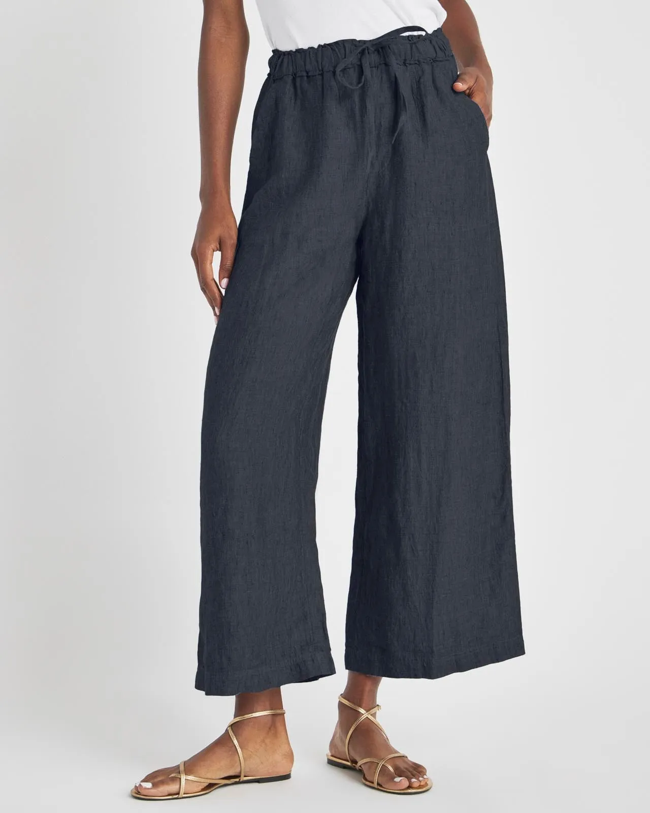 Stella Linen Crop Pant