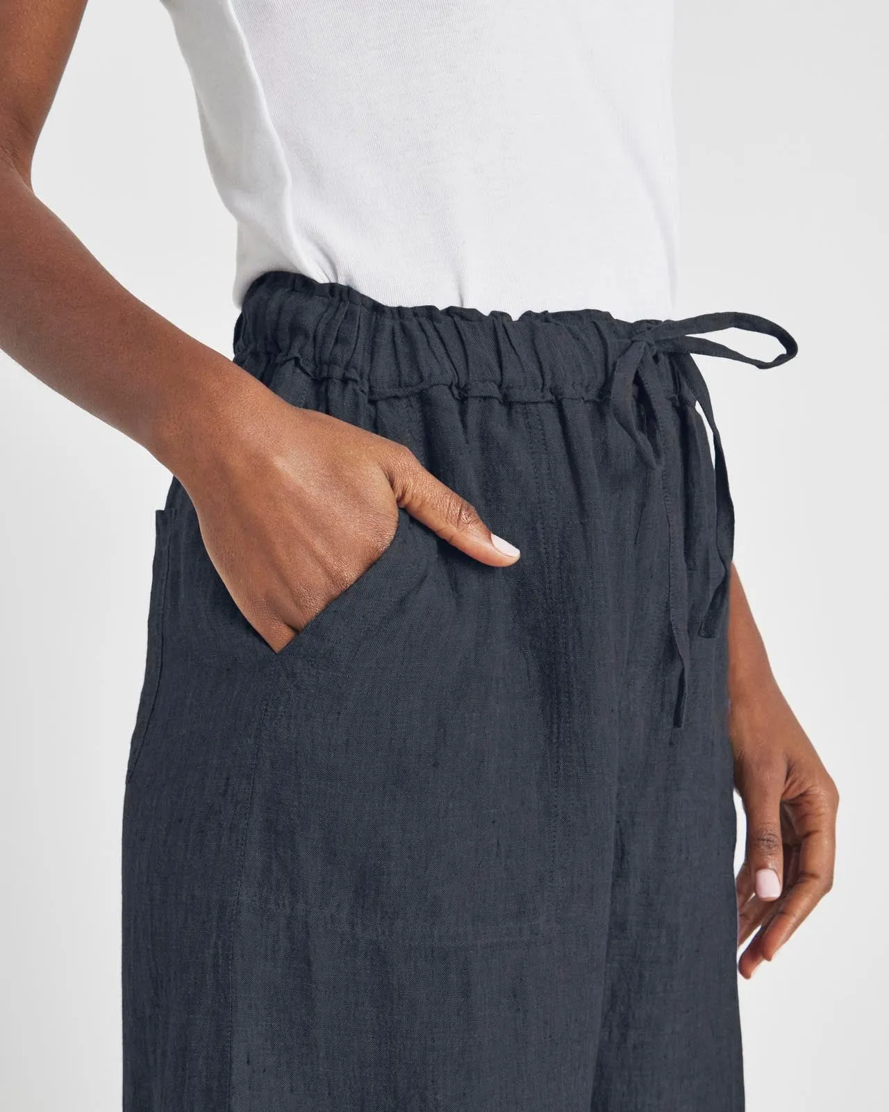 Stella Linen Crop Pant