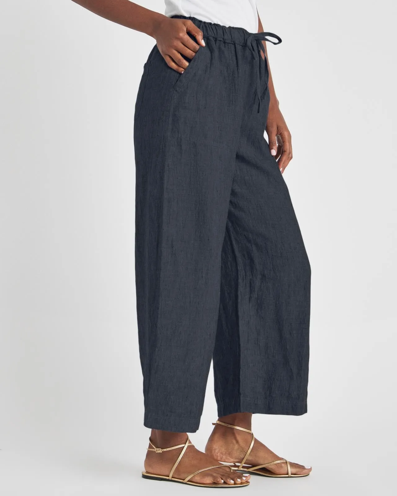 Stella Linen Crop Pant