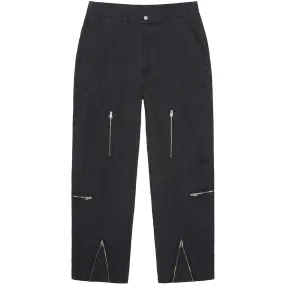 STSSY NYCO FLIGHT PANT // BLACK