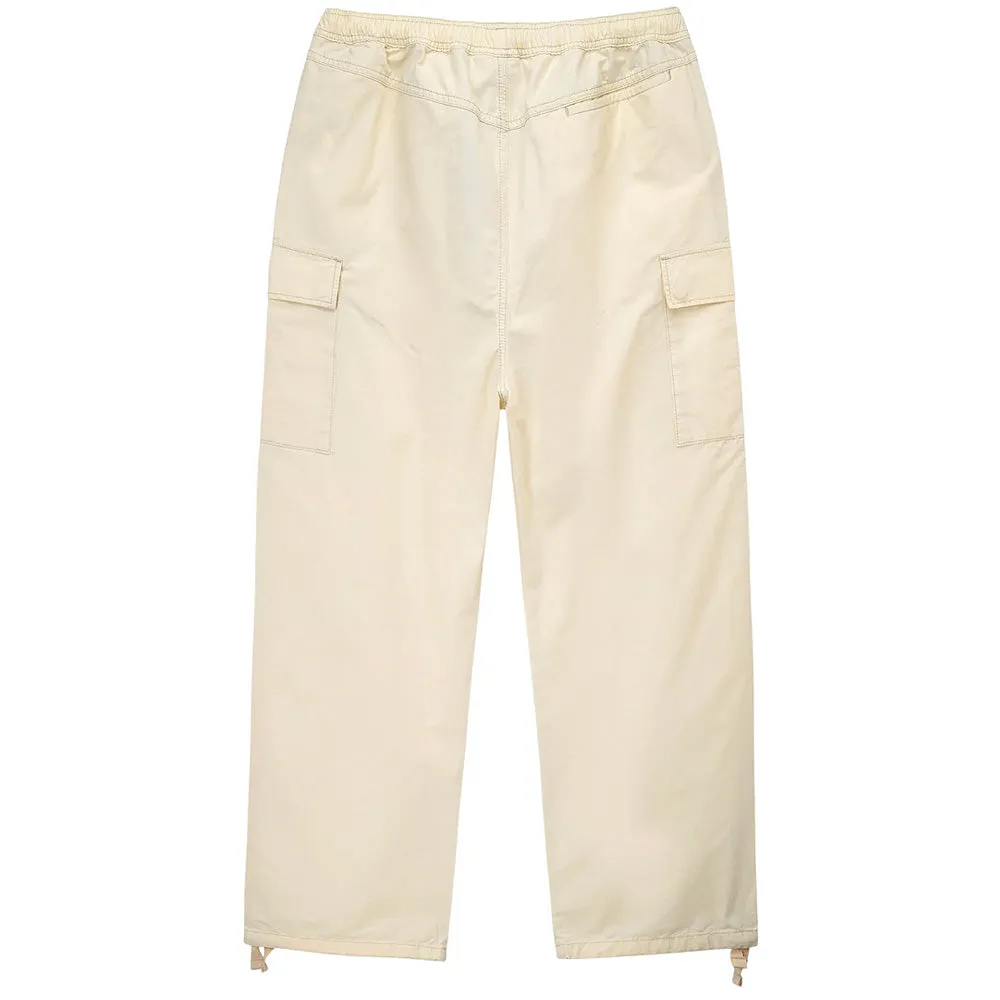 STSSY RIPSTOP CARGO BEACH PANT // CREAM