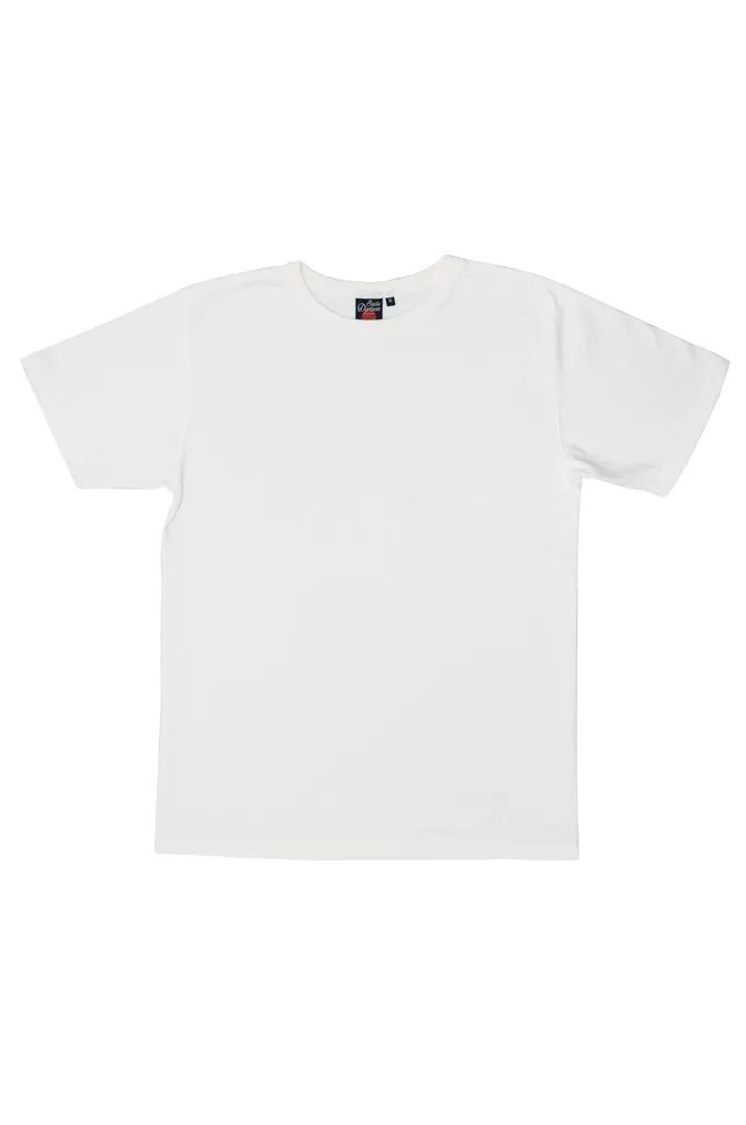 Studio D’Artisan Tsuri-Ami Loopwheeled Blank T-Shirts - Plastic-Packed White