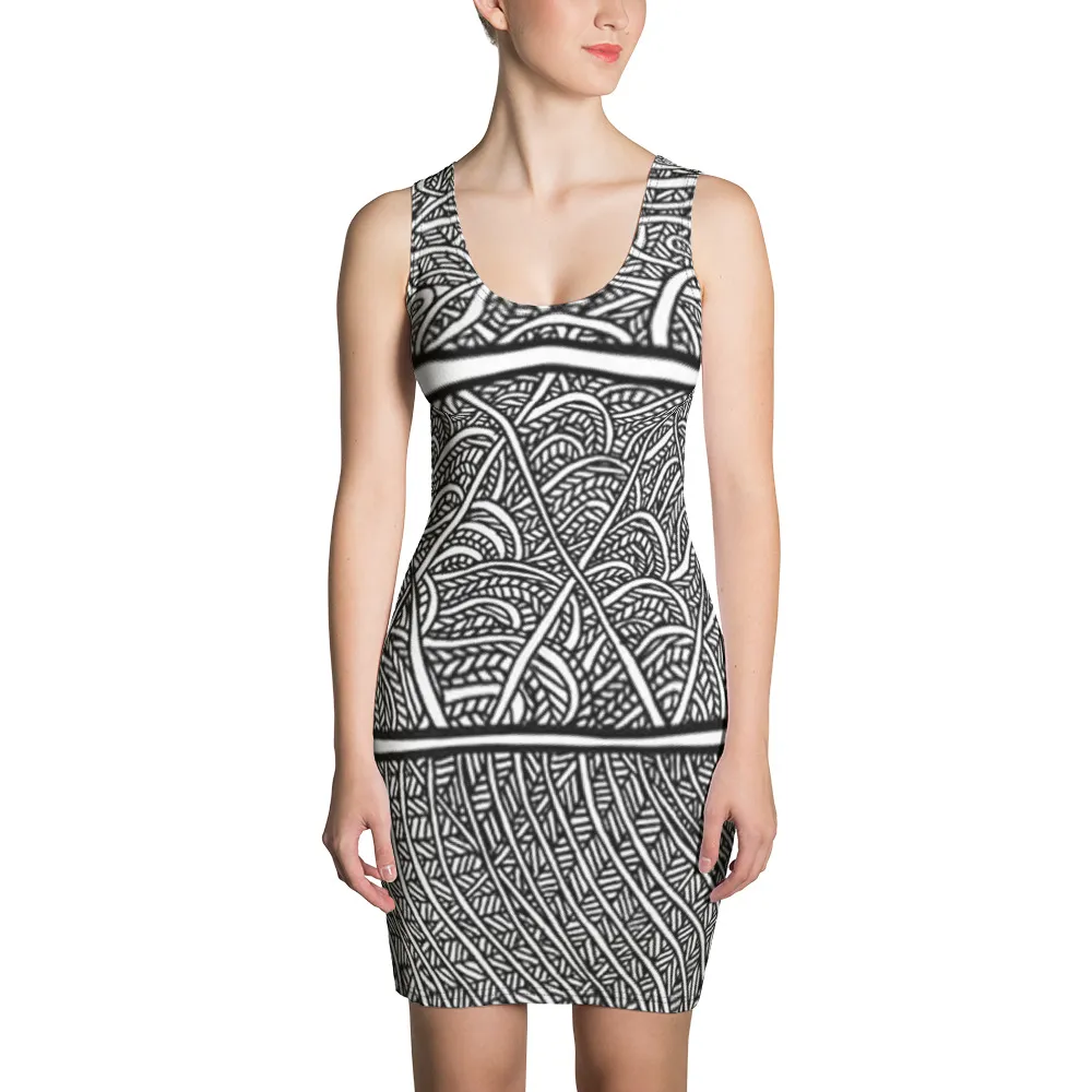 Sublimation Cut & Sew Dress Barton Springs Layers