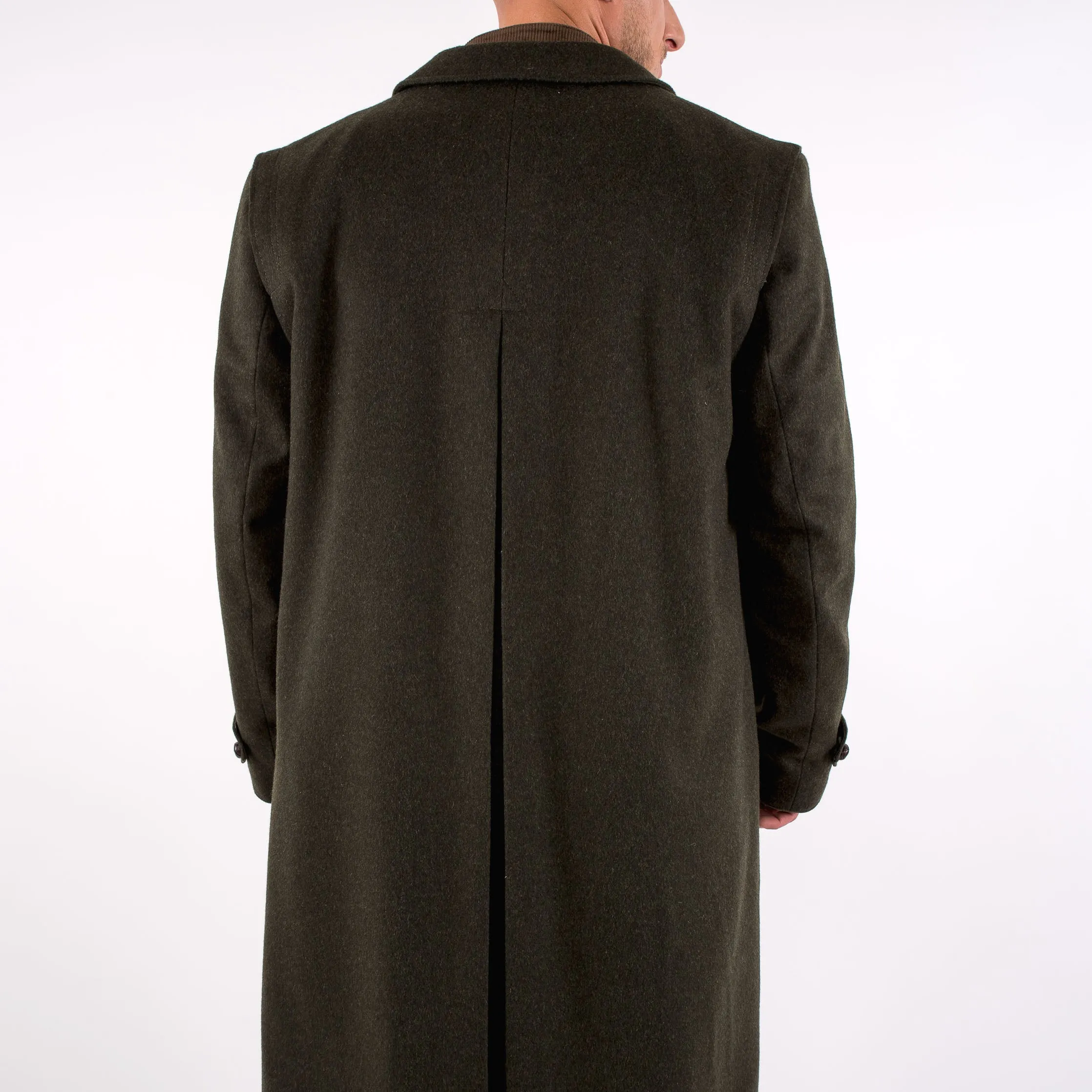 Sud Tiroler - Men's Loden Green Overcoat with zip out lining