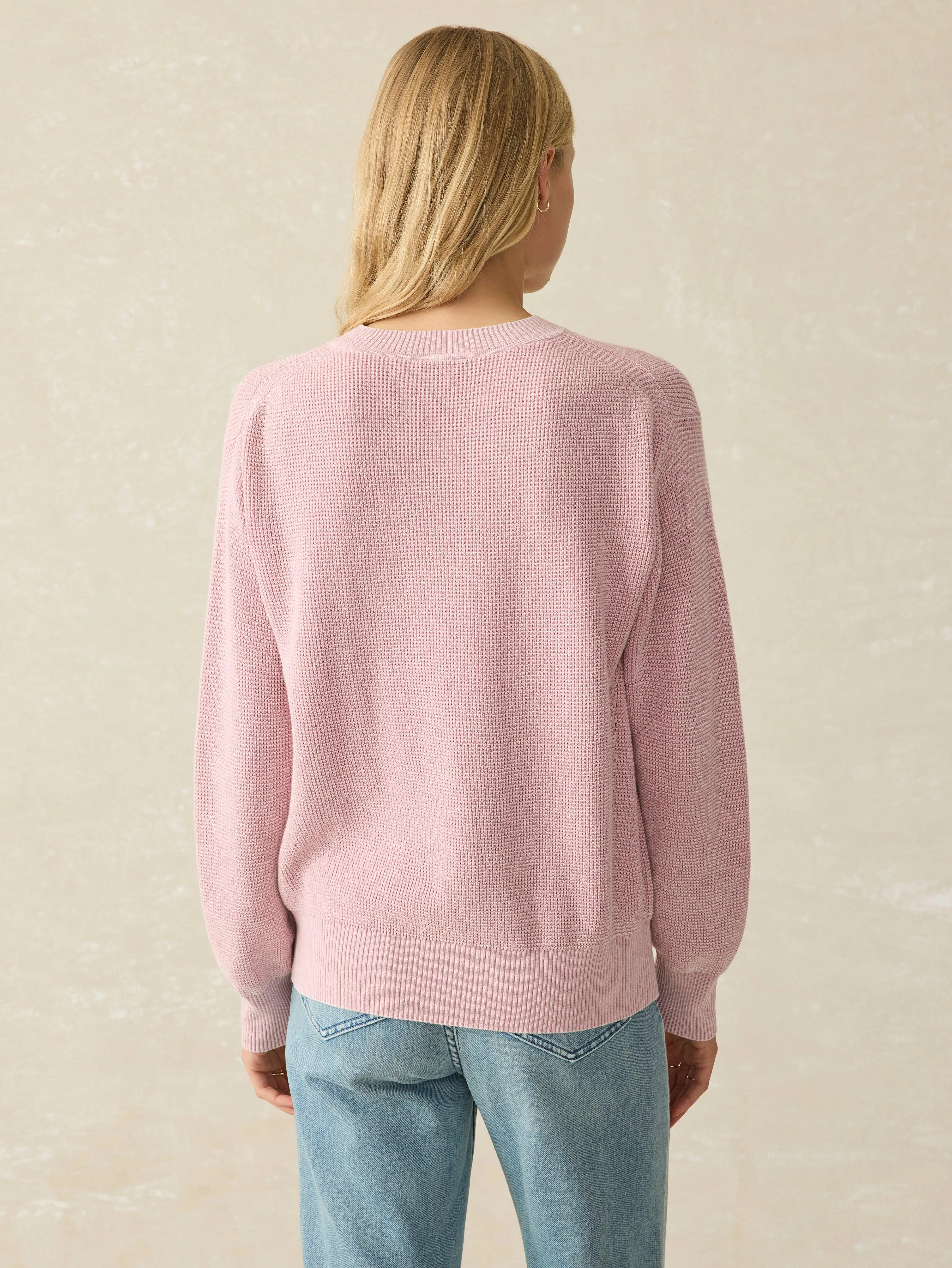 Sunwashed Relaxed Sweater - Zephyr