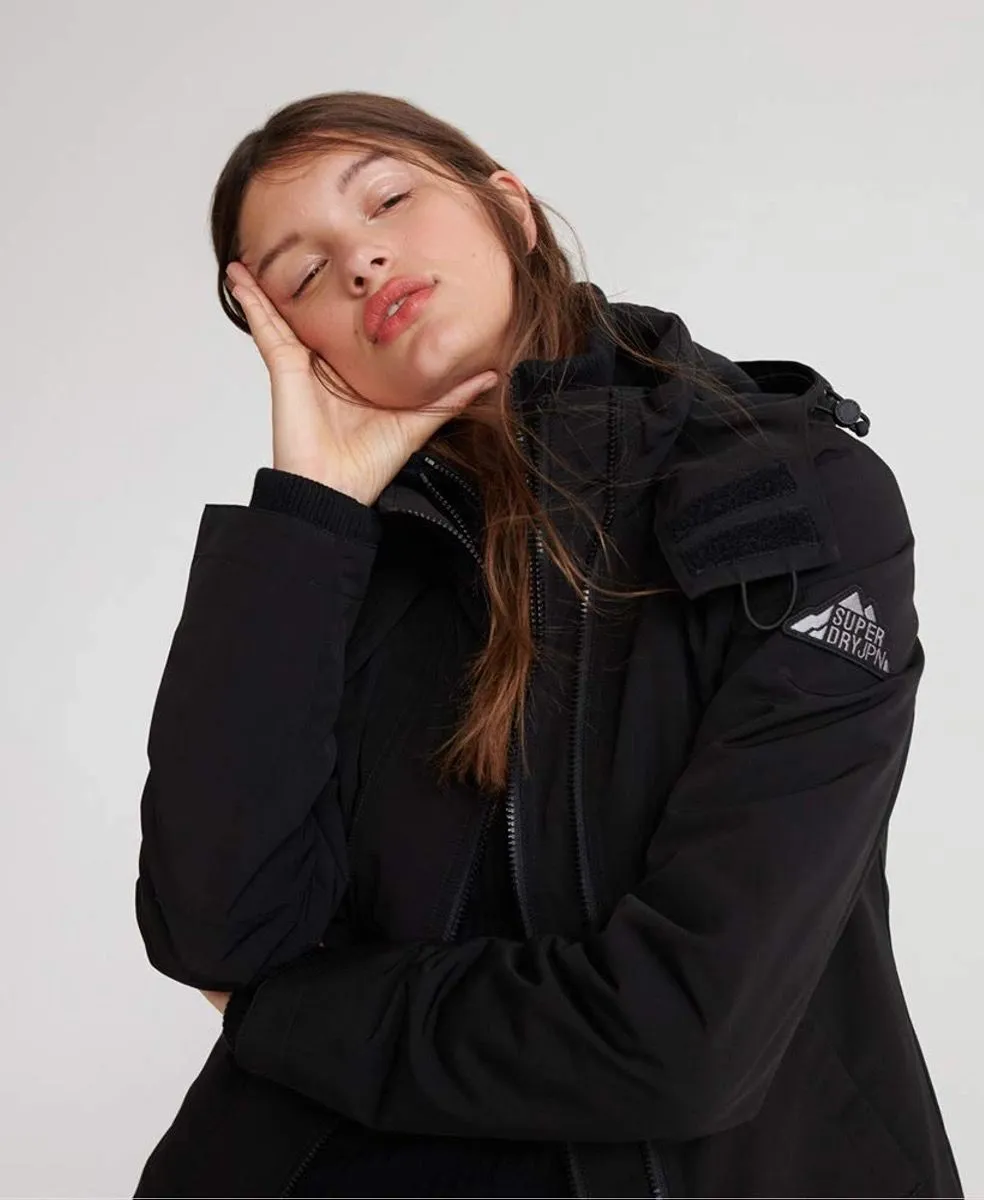 Superdry Womens Ottoman Windcheater Jacket Black