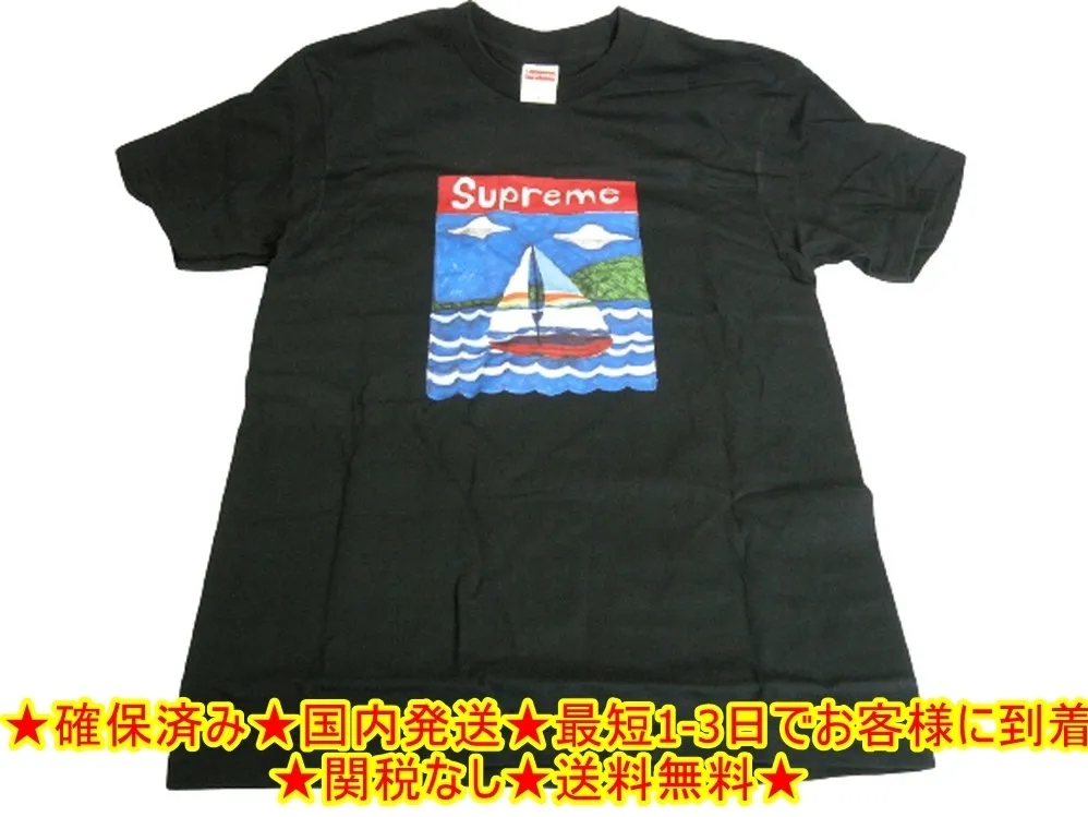 Supreme  |20SS◆Supreme◆Size S◆Sailboat Tee Short-sleeved T-Shirt Black