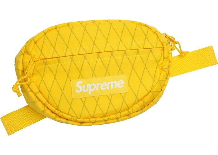 Supreme waist bag fw18 yellow