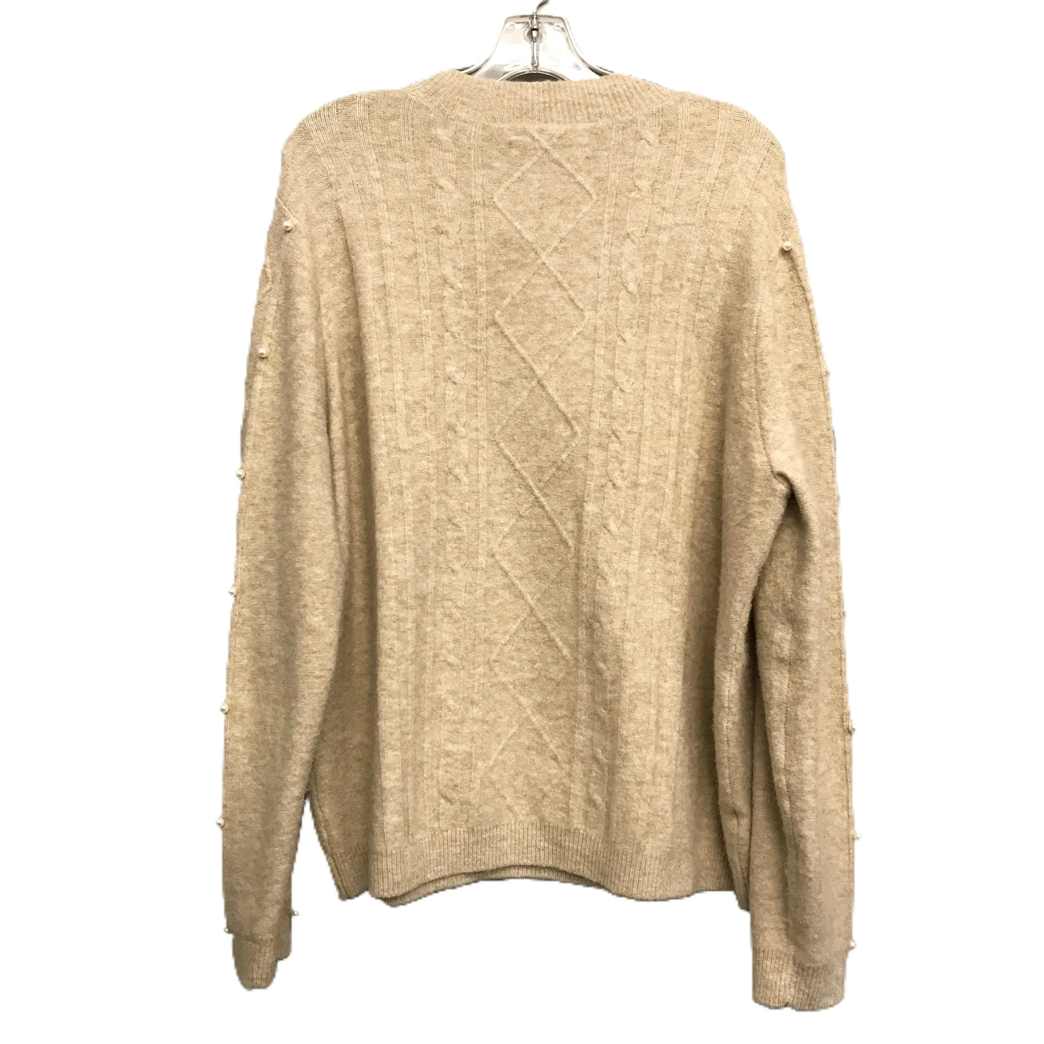 Sweater By Loft In Beige, Size: 1x