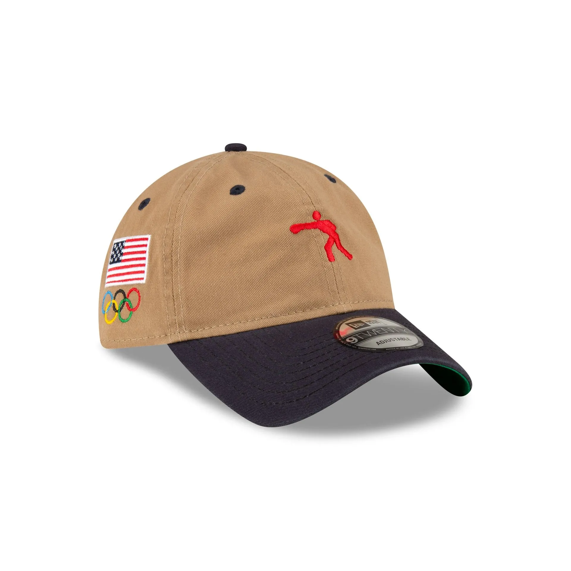 Team USA Boxing Khaki 9TWENTY Adjustable Hat