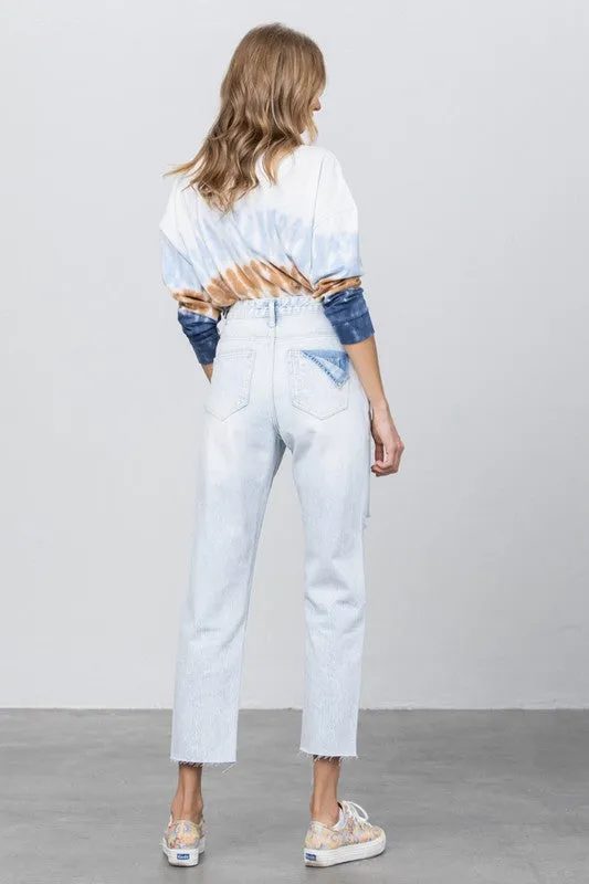 The Freya Hi-Rise Straight Jeans