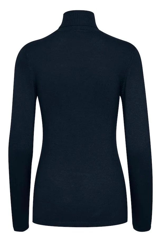 The Mafa Roll Neck Pullover - Total Eclipse