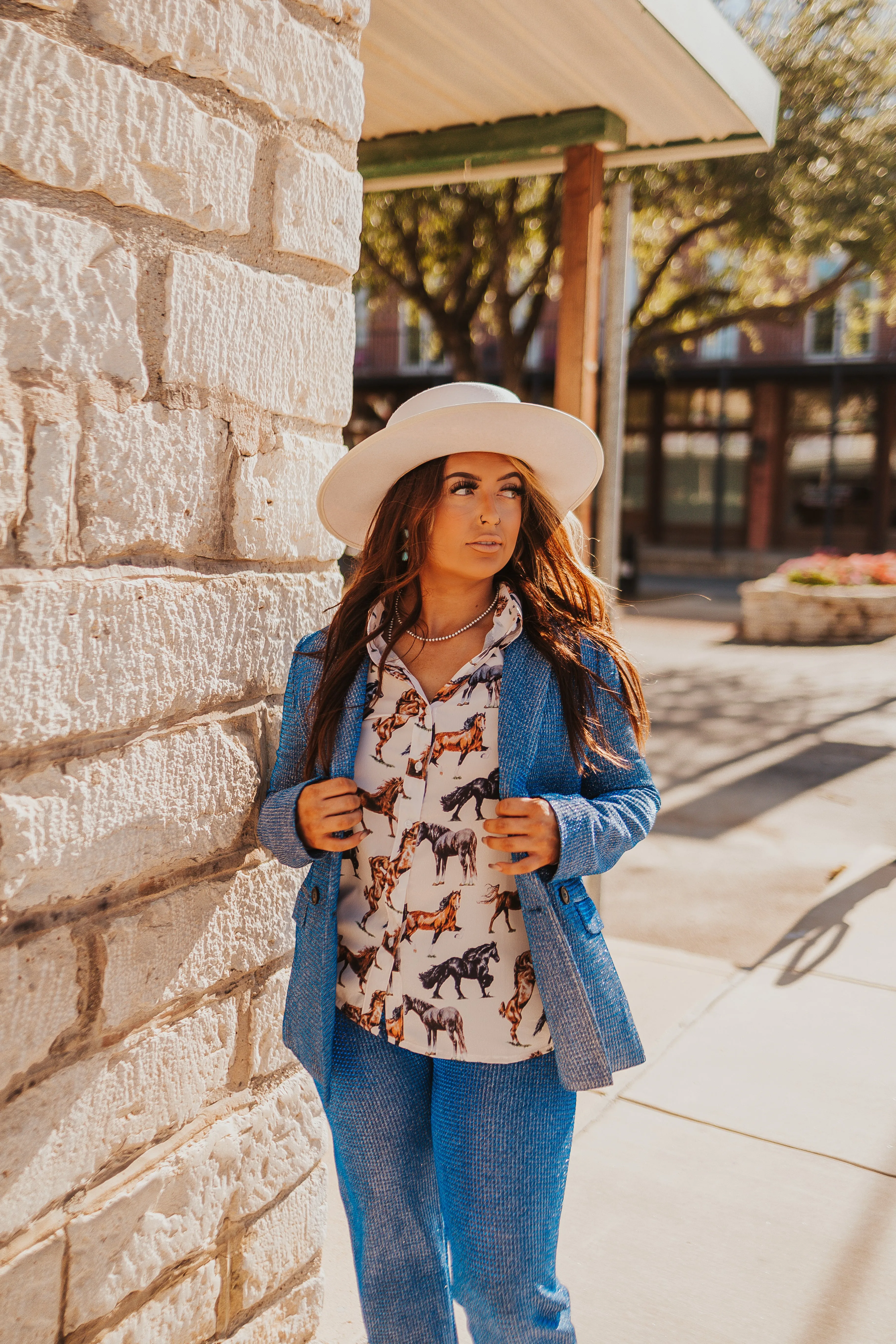 The Show Stopper Blazer in Blue