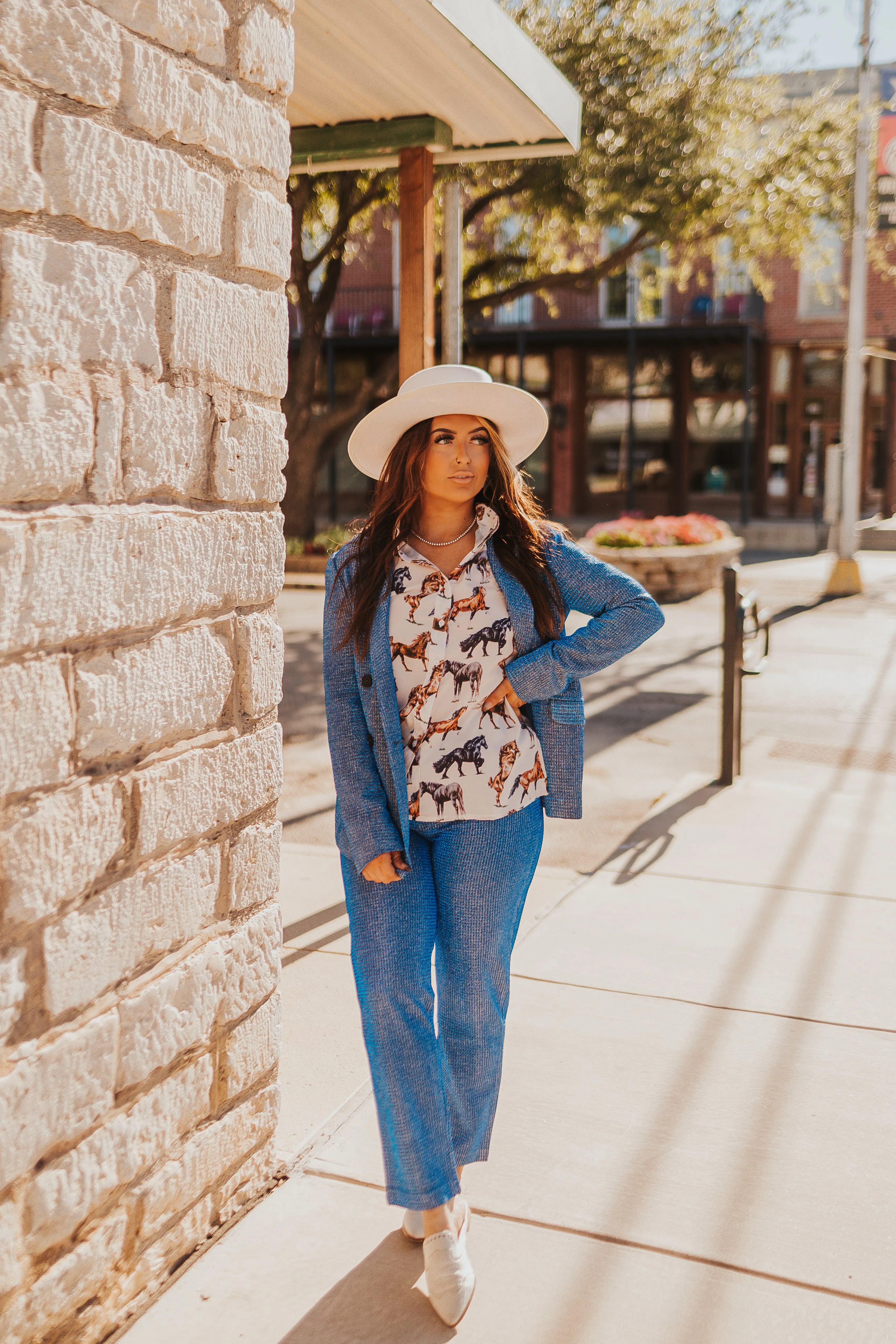 The Show Stopper Blazer in Blue