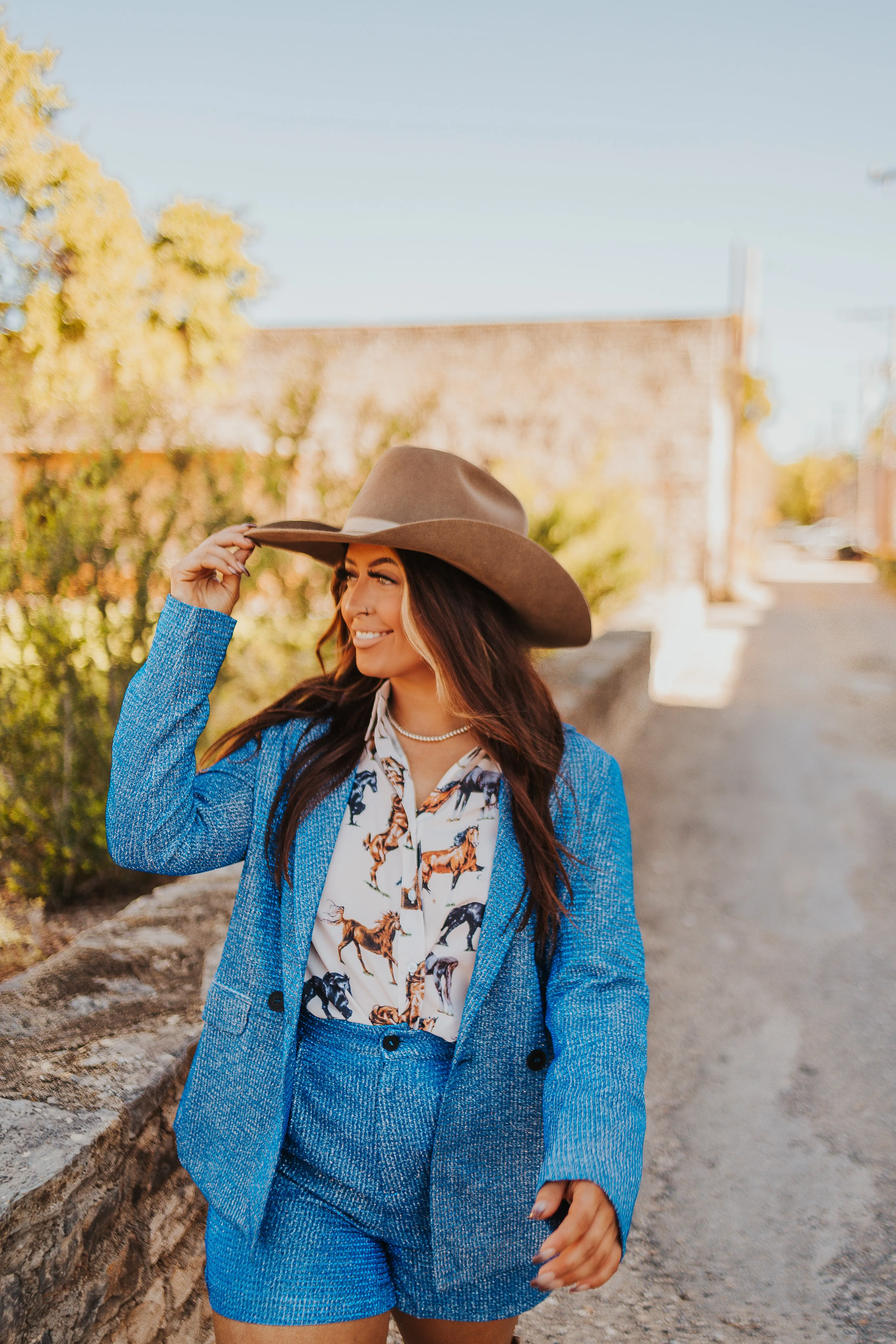 The Show Stopper Blazer in Blue