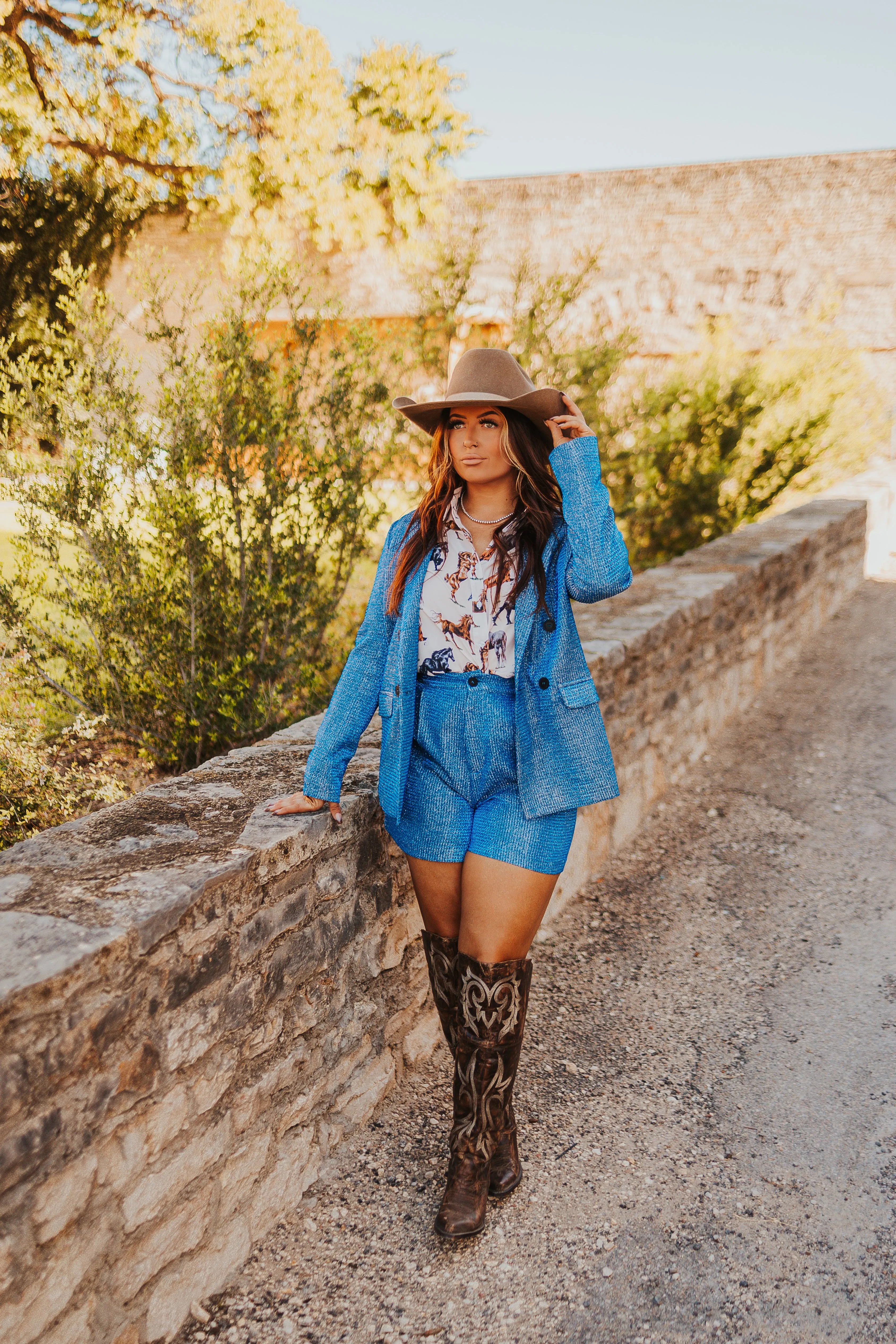 The Show Stopper Blazer in Blue