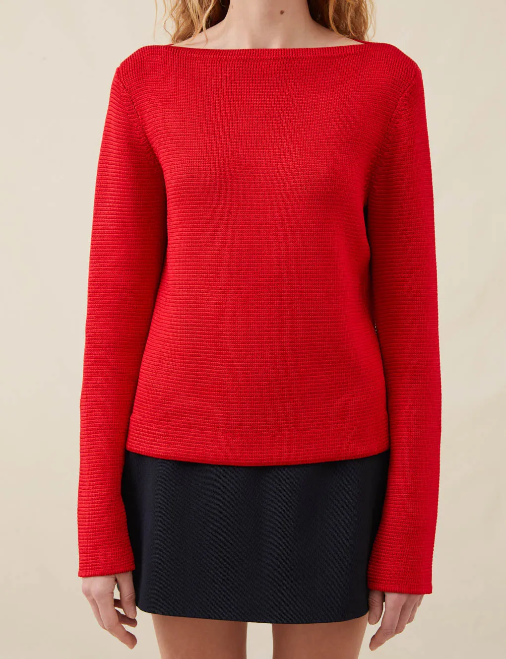 The Silk Boatneck Sweater