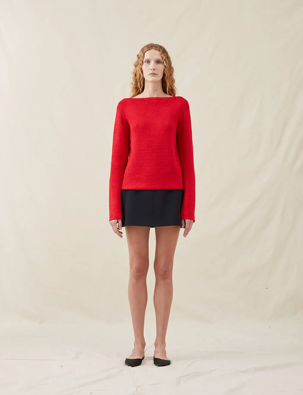 The Silk Boatneck Sweater