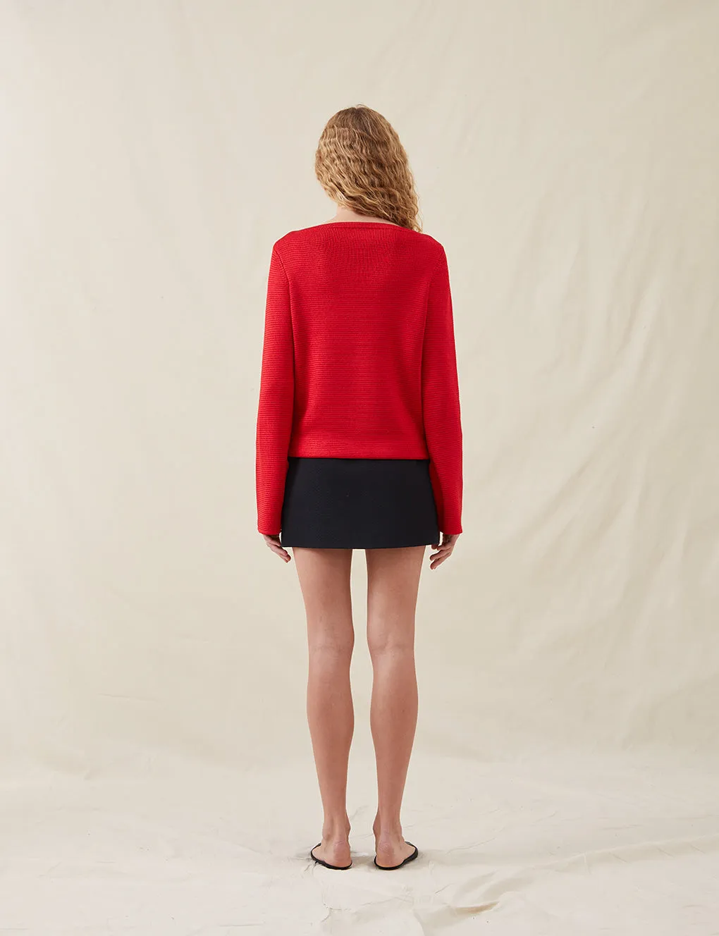 The Silk Boatneck Sweater