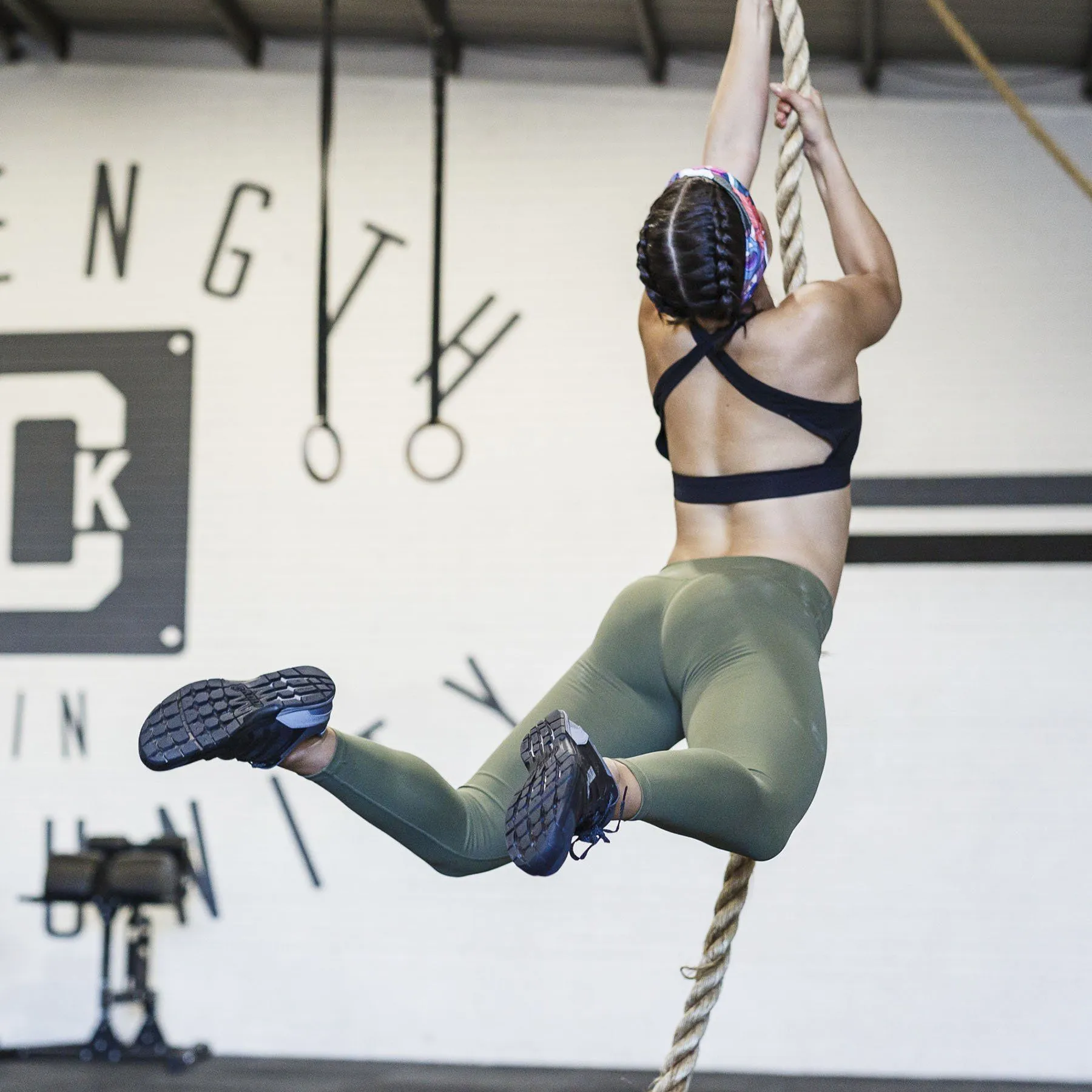 The WOD Life - Women's Balance Tights - Khaki