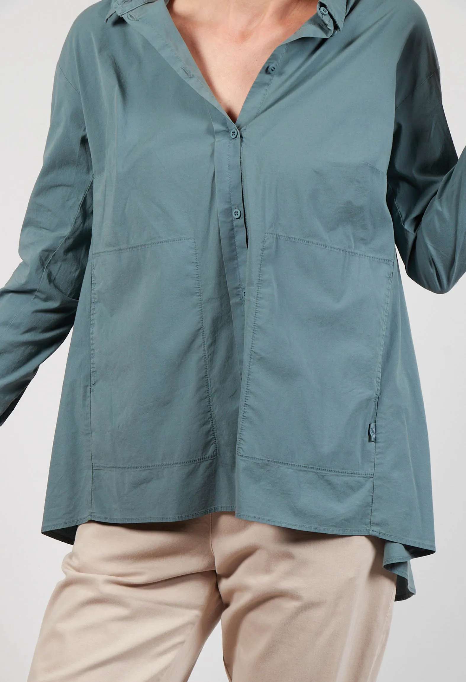 Timia Blouse in Sage Leaf