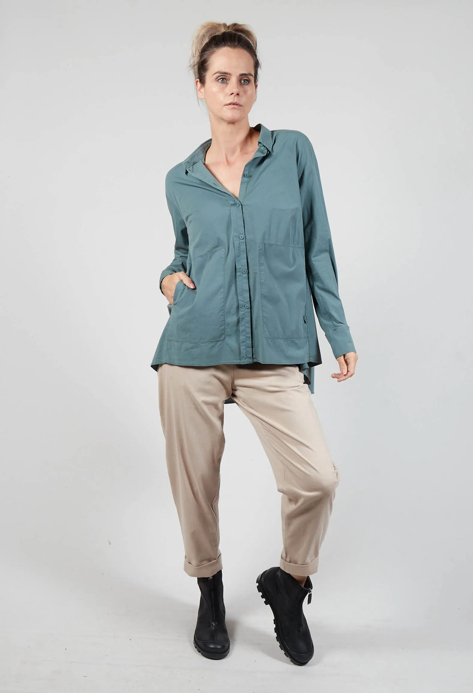 Timia Blouse in Sage Leaf