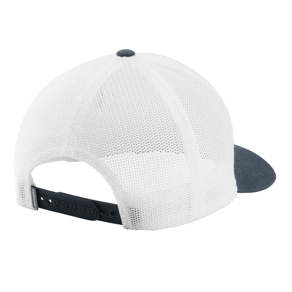 True Blues TravisMathew Cruz Colorblock Trucker Hat