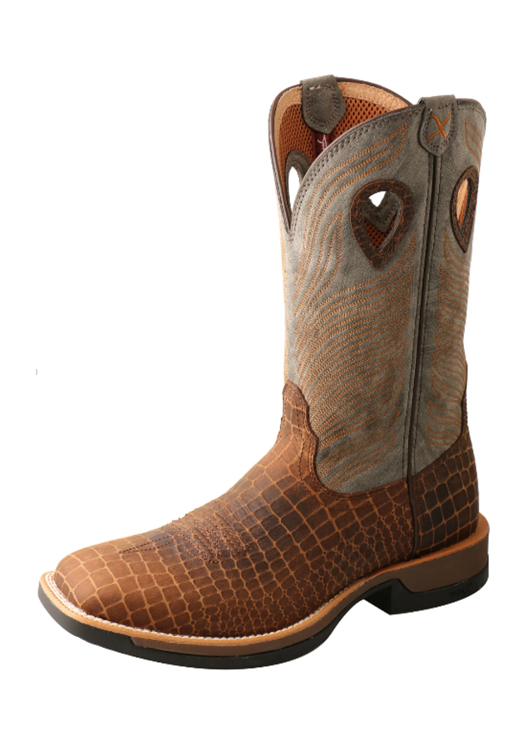 Twisted X Mens 12 Tech X Boot - TCMXW0003 - Brown/Grey