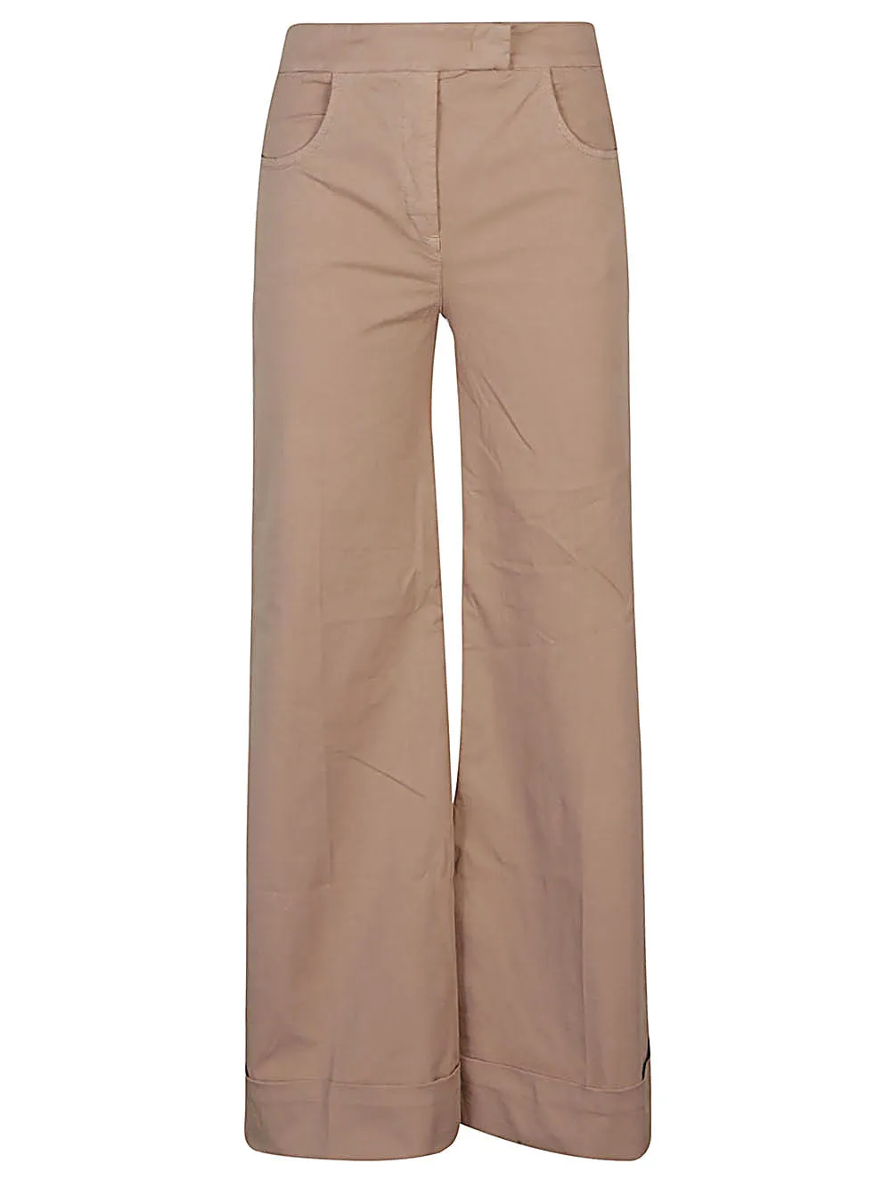 Via Masini 80 Trousers Beige