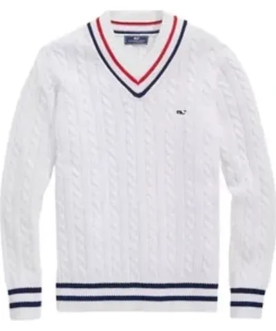 Vineyard Vines Men's Heritage Americana Tennis Sweater