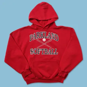 Vintage Russell Athletic Parkland Softball Hoody Small