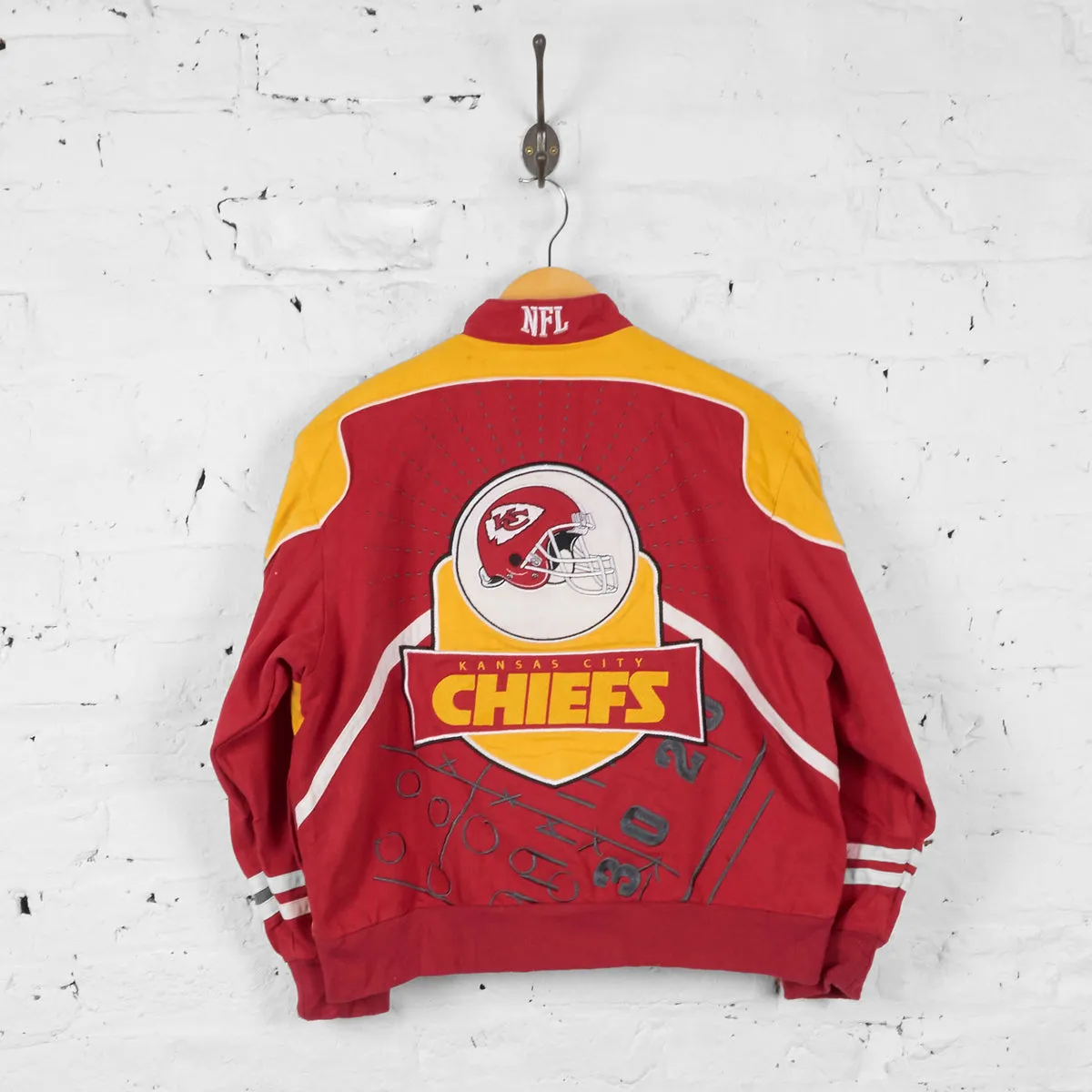 Vintage Youth Kansas City Chiefs NFL Jacket - Red - Youth XL